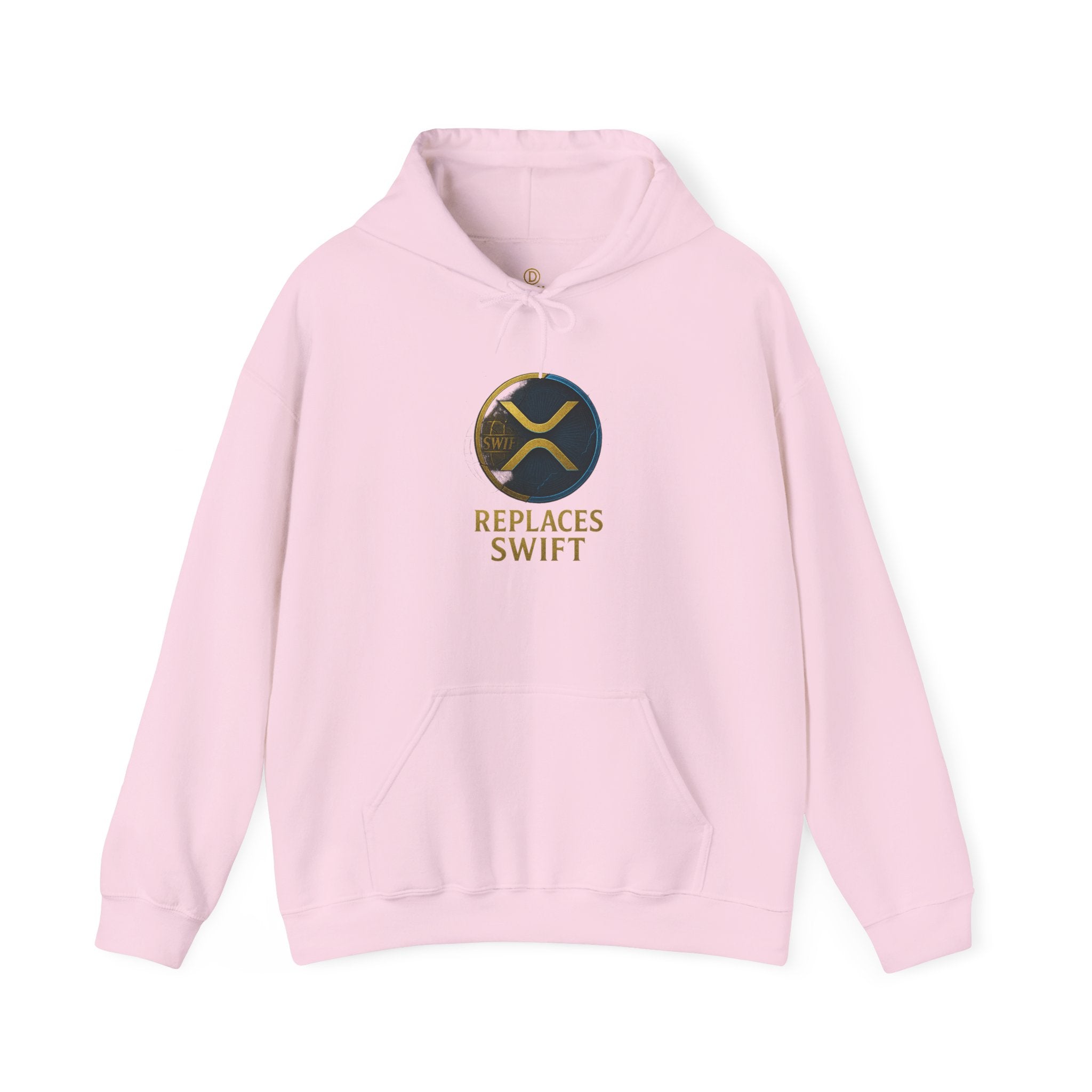 Crypto Logo Hoodie — "Replaces Swift" Ripples Design