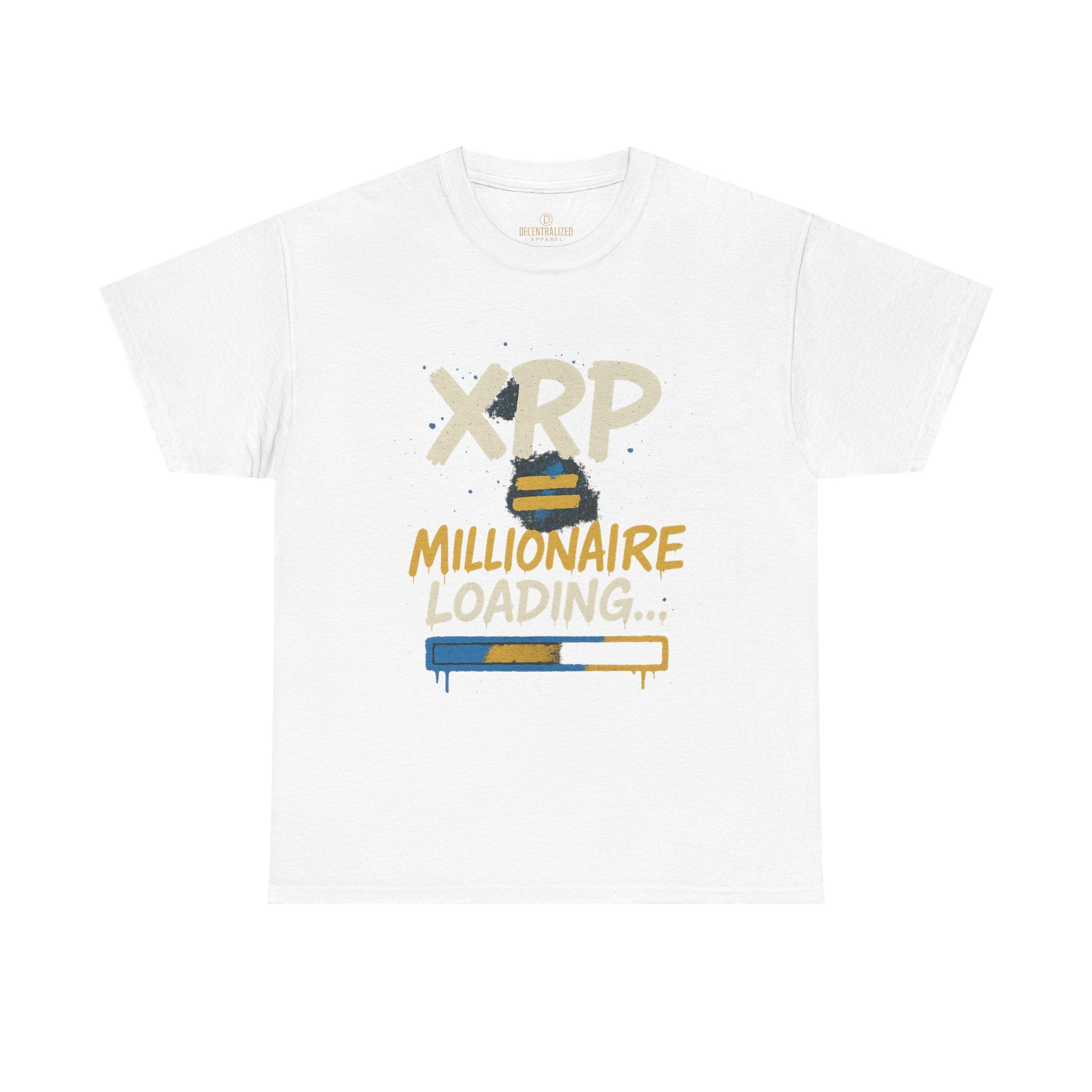 XRP Millionaire Loading T-Shirt — Crypto Investor Progress Tee