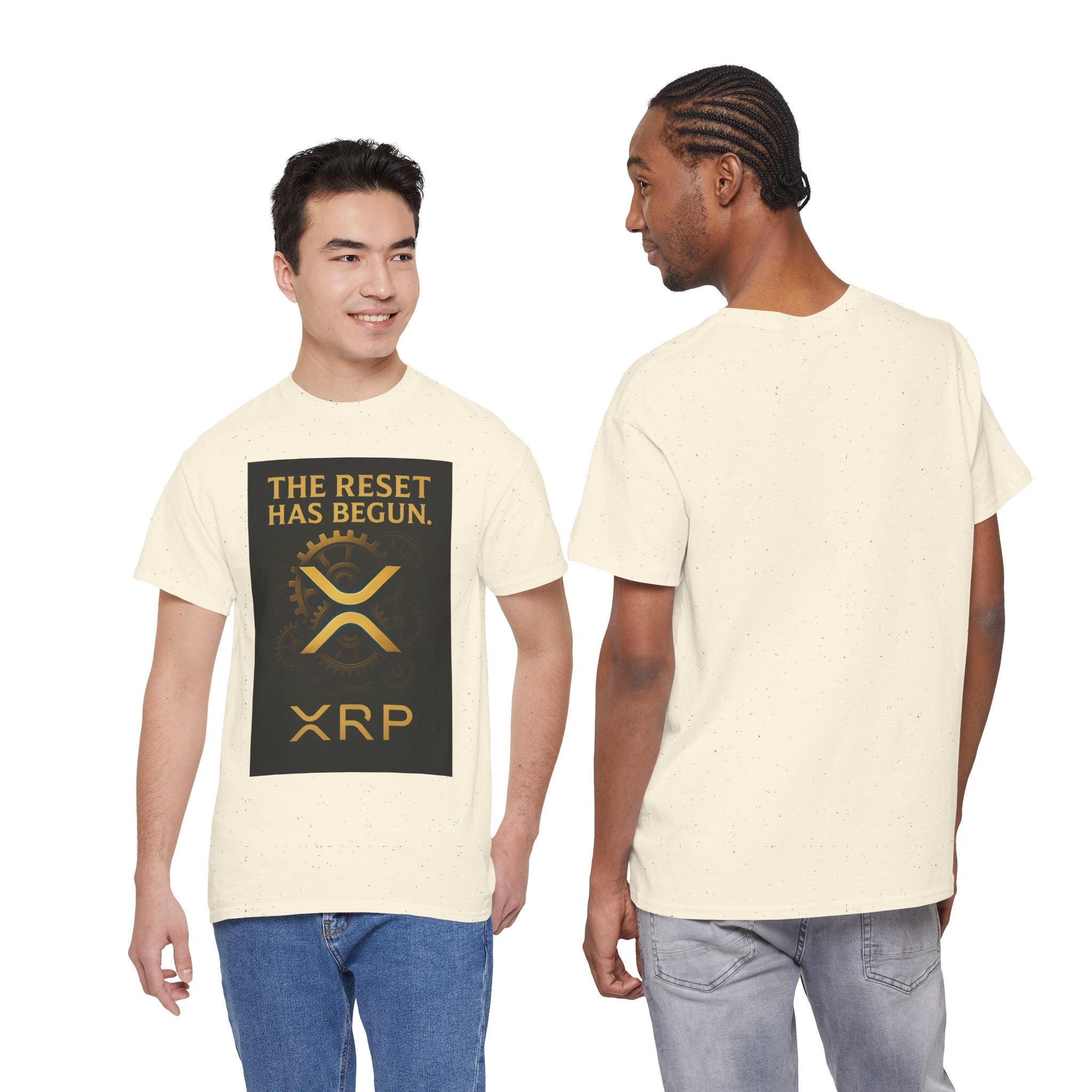 XRP Crypto Tee — "The Reset Has Begun" Bitcoin Alternative Shirt