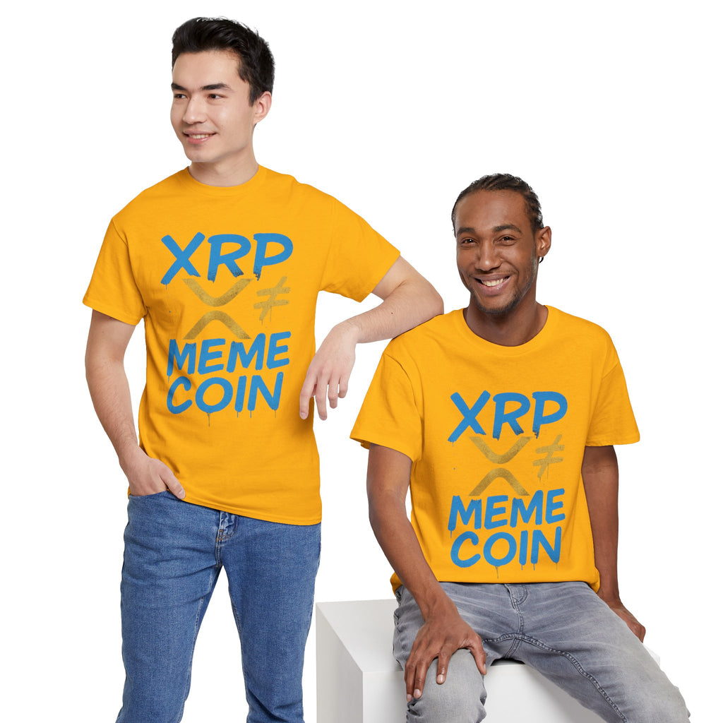 XRP ≠ Meme Coin T‑Shirt — Crypto Advocate Graphic Tee