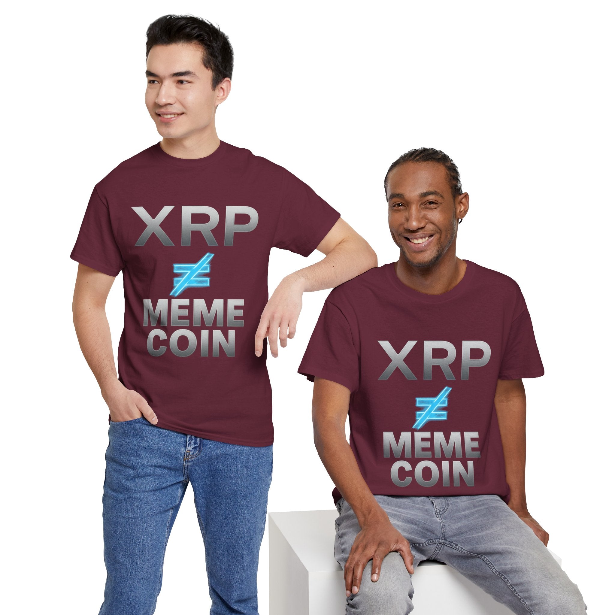 XRP ≠ Meme Coin T-Shirt — Crypto Investor Statement Tee