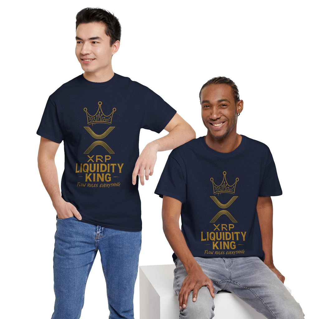 XRP Liquidity King Tee — Crypto Crown T-Shirt