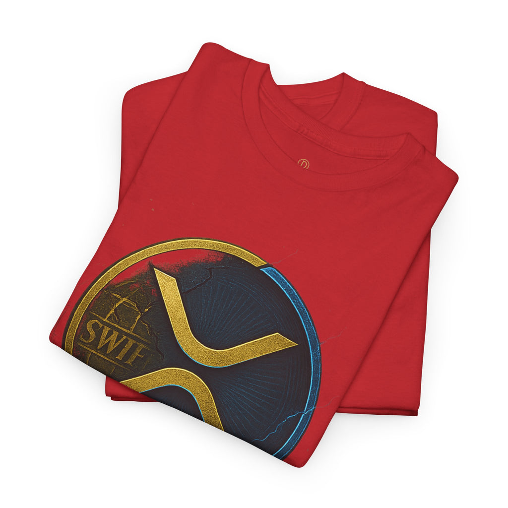 XRP 'Replaces Swift' Cotton Tee — Crypto Ripple Logo T-Shirt