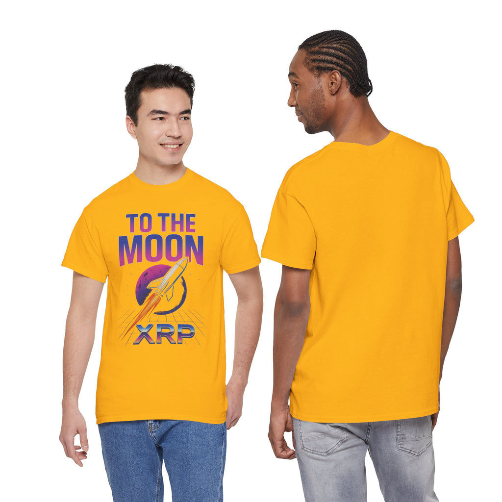 XRP 'To The Moon' T-Shirt — Crypto Investor Rocket Tee