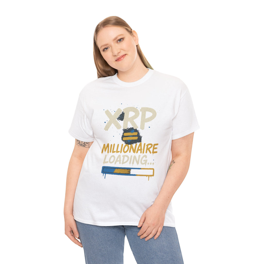 XRP Millionaire Loading T-Shirt — Crypto Investor Progress Tee