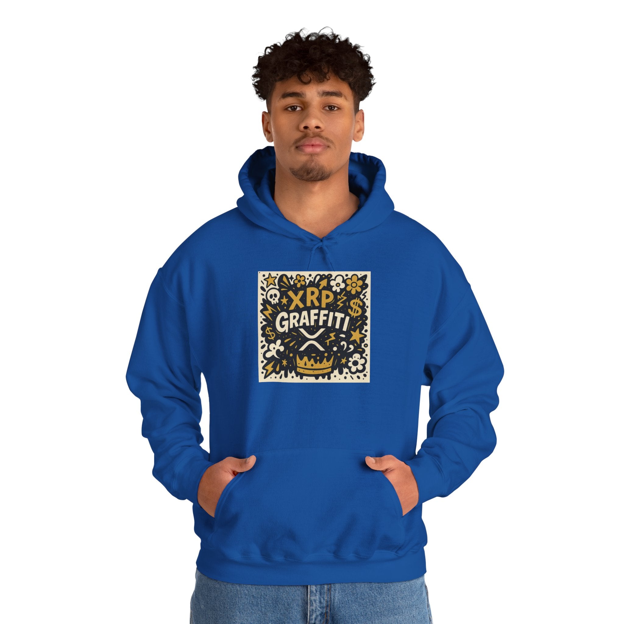 XRP Graffiti Hoodie – Street Art Crypto Sweatshirt