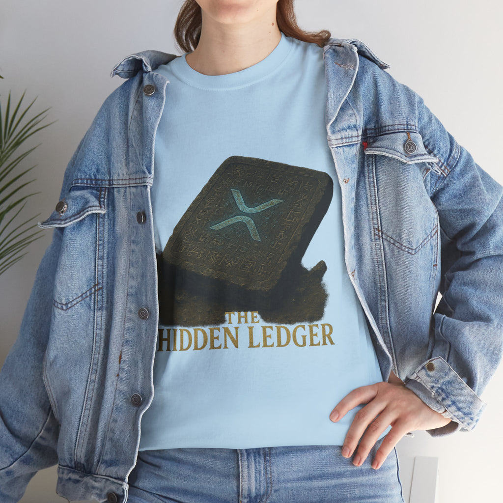 T-Shirt — "The Hidden Ledger" Crypto XRP Wallet Graphic Tee
