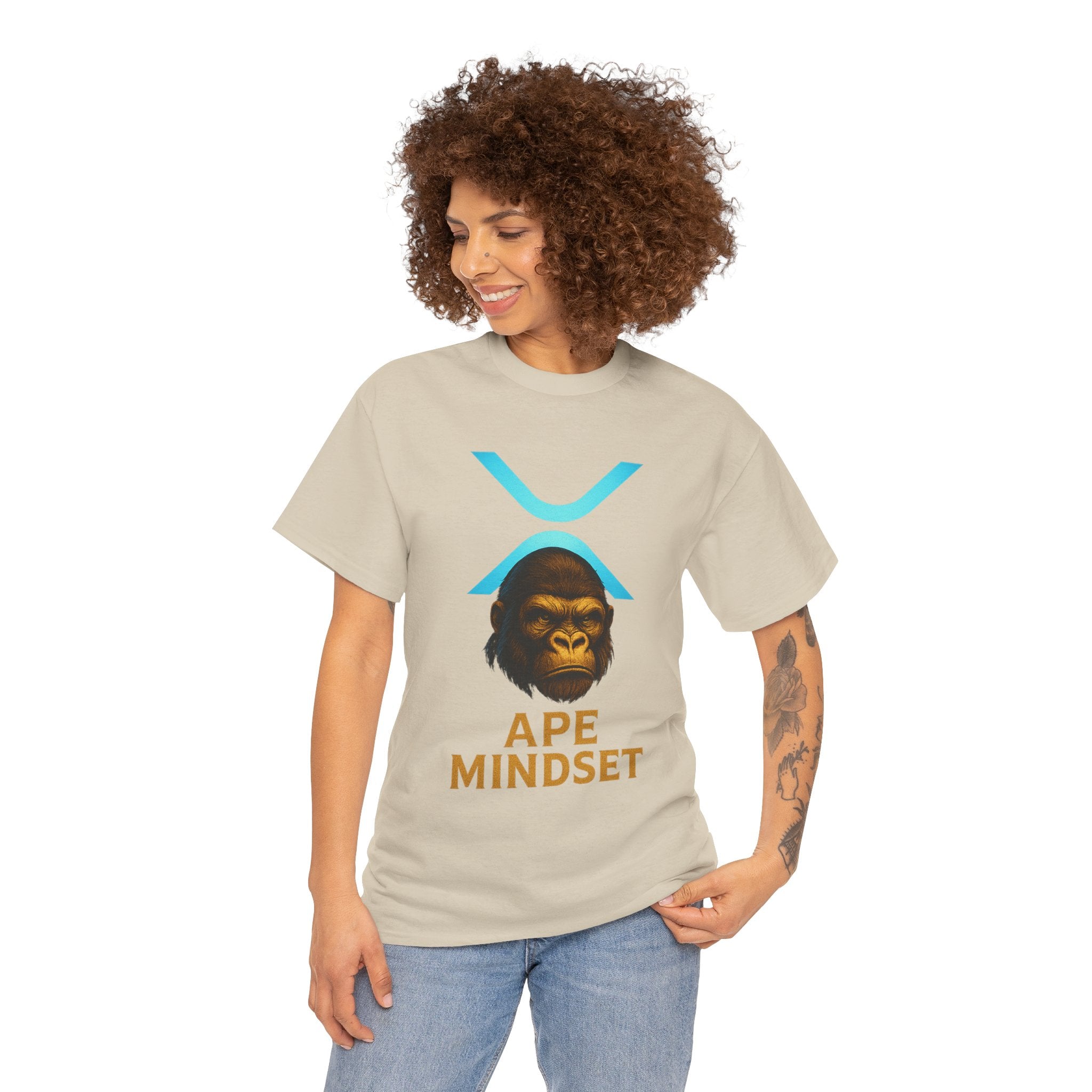Ape Mindset T-Shirt — Crypto XRP Ape Graphic Tee