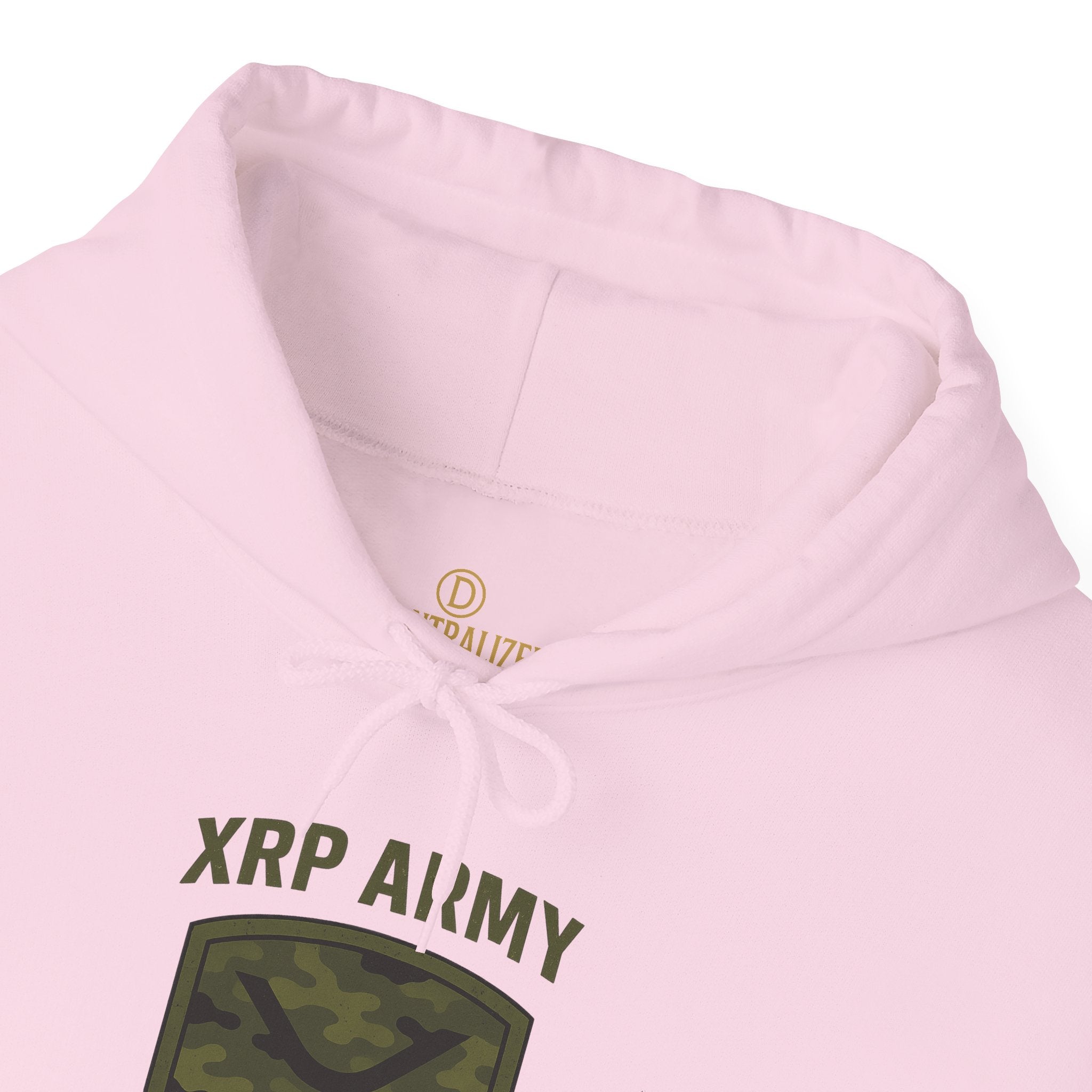 XRP Army Hoodie – Crypto Shield Camouflage Sweatshirt