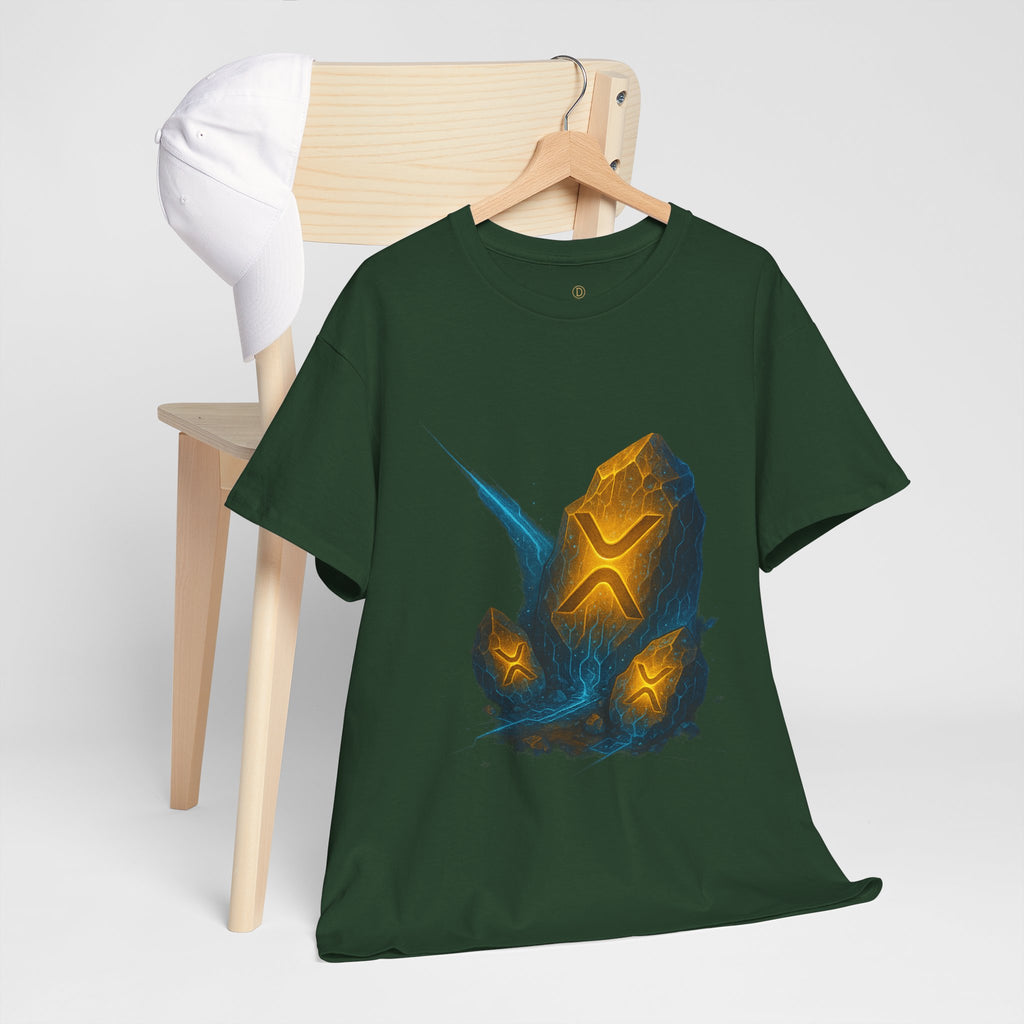 Rune Stone Graphic Tee — Glowing Mystic Rock T-Shirt