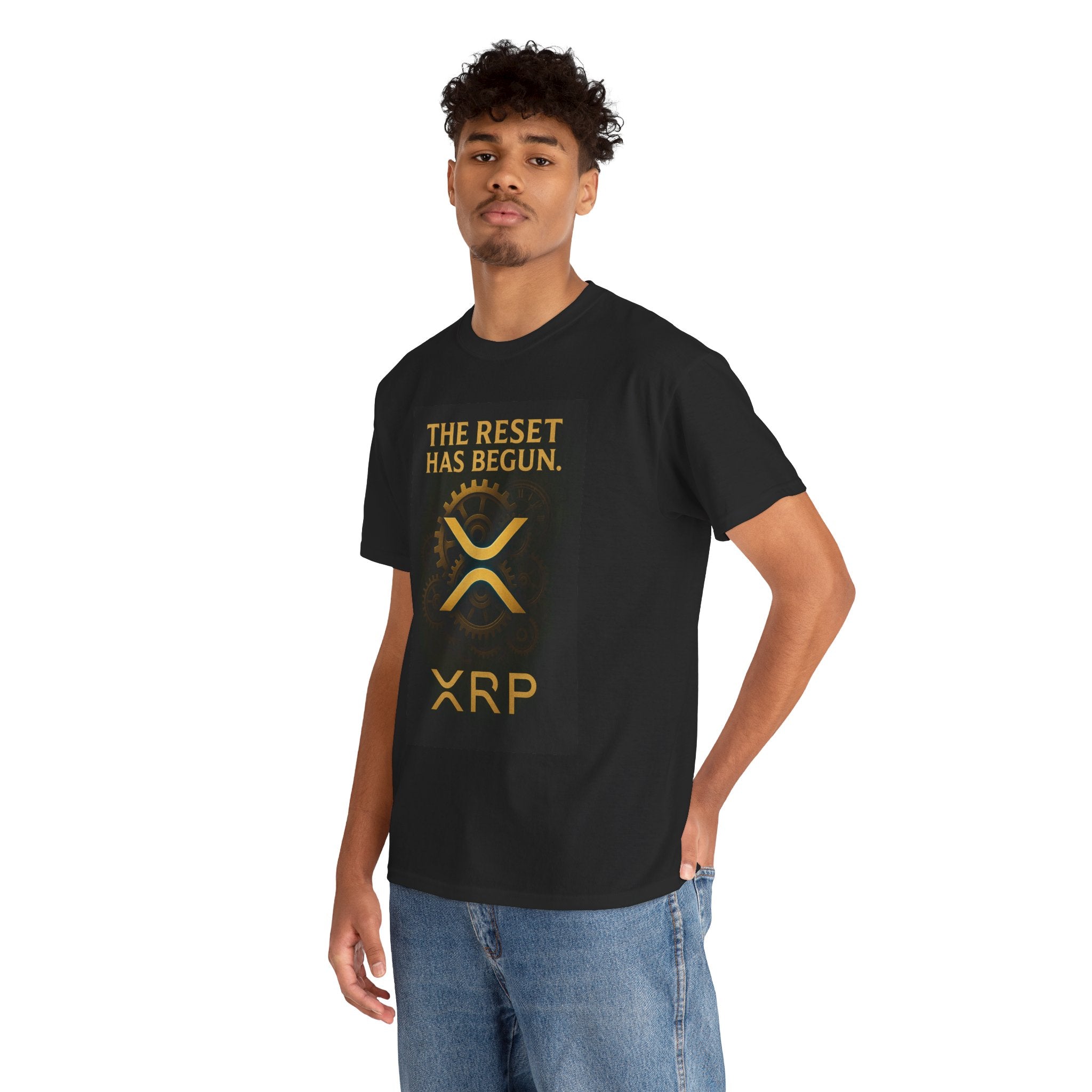 XRP Crypto Tee — "The Reset Has Begun" Bitcoin Alternative Shirt