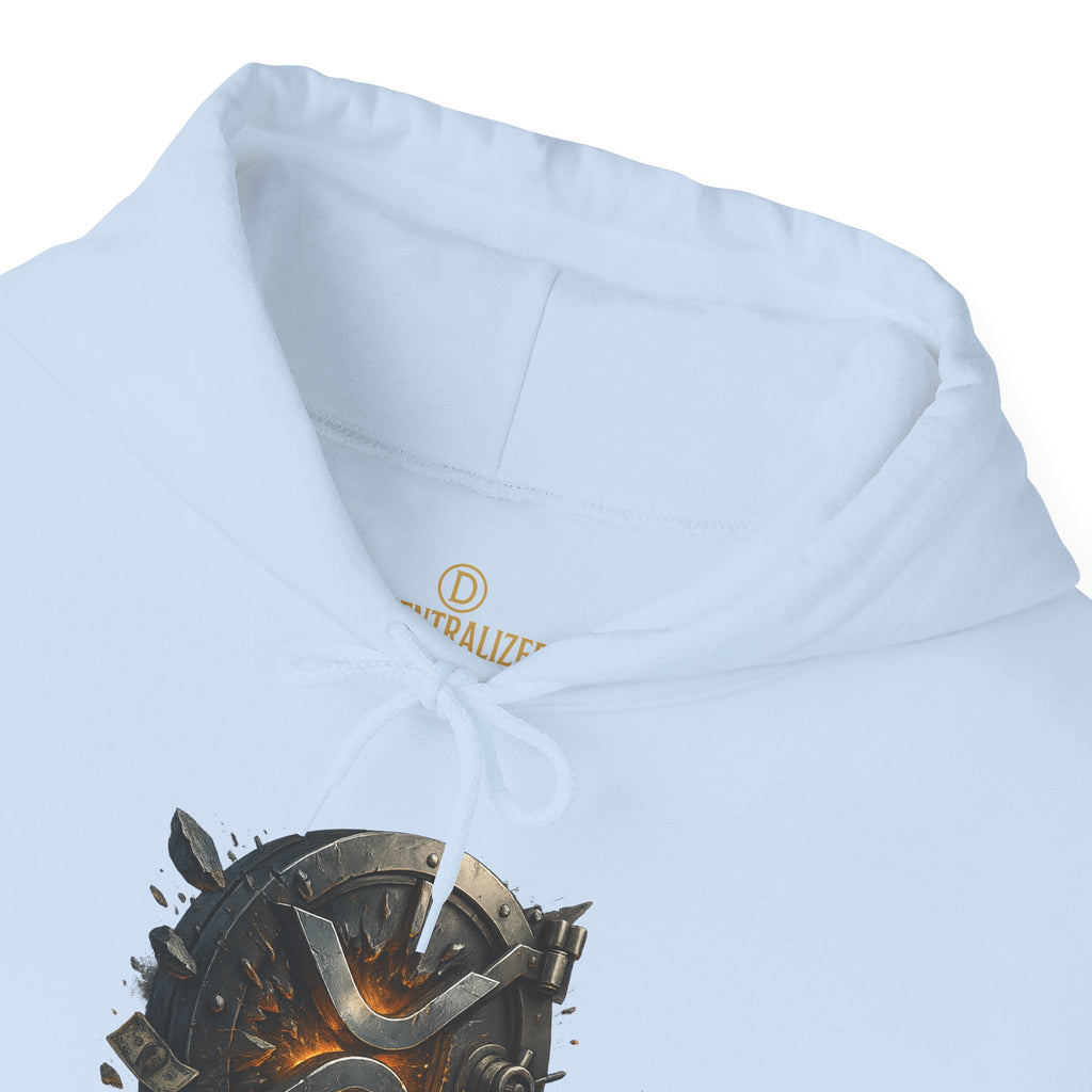 Viking Shield & Helmet Hoodie — Norse Warrior Graphic Sweatshirt