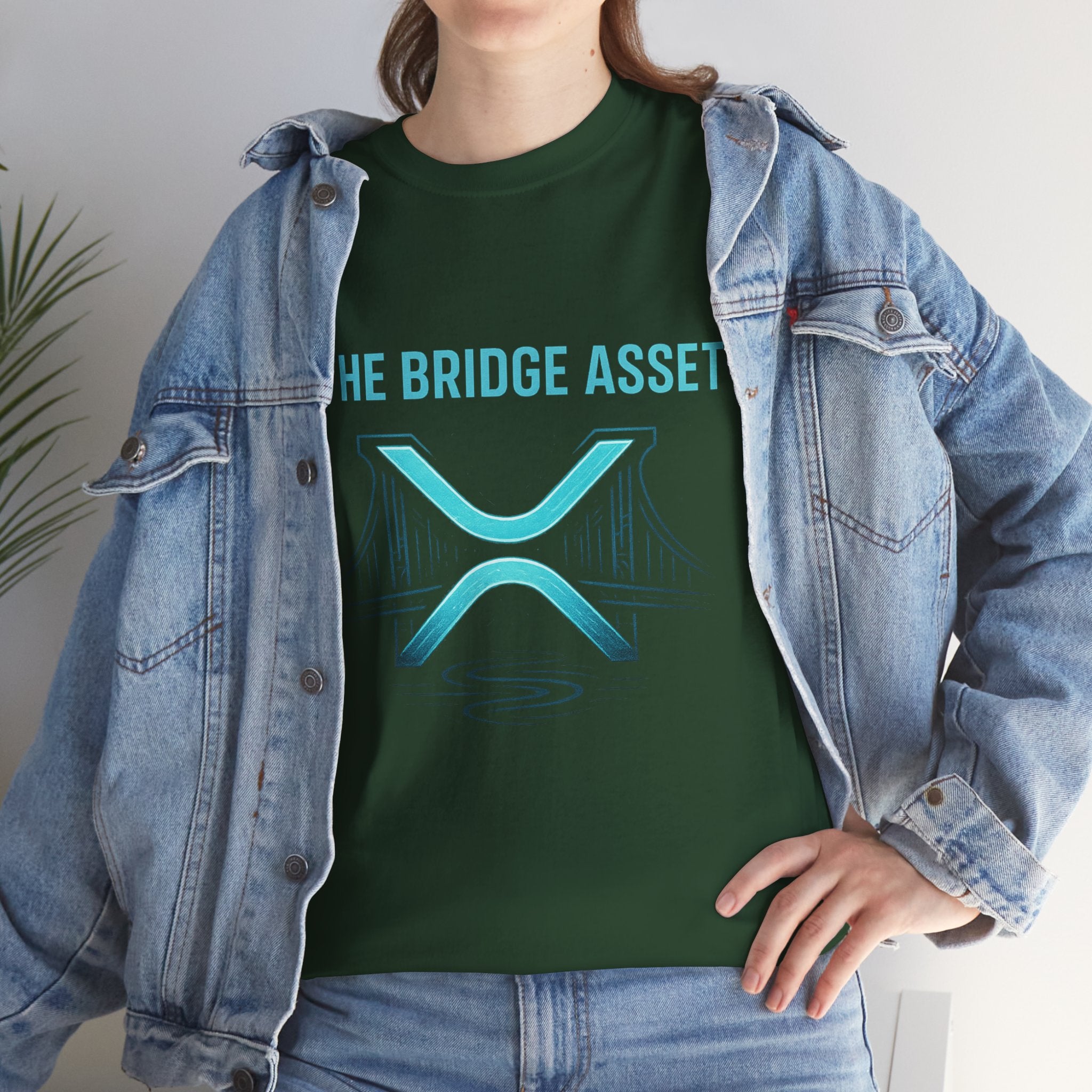 XRP 'The Bridge Asset' Graphic Tee — Crypto Ripple Logo Shirt