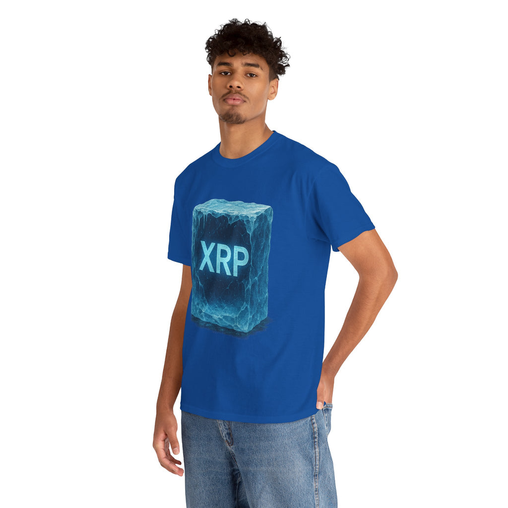 XRP Ice Block Tee — Crypto Ripple Logo T-Shirt