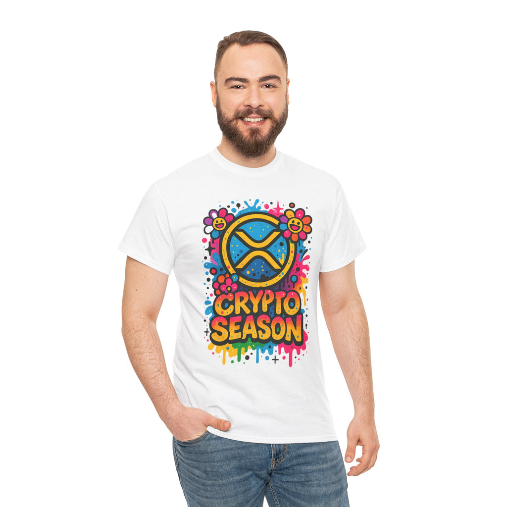 Crypto Season T-Shirt — Colorful Ripple XRP Logo Tee