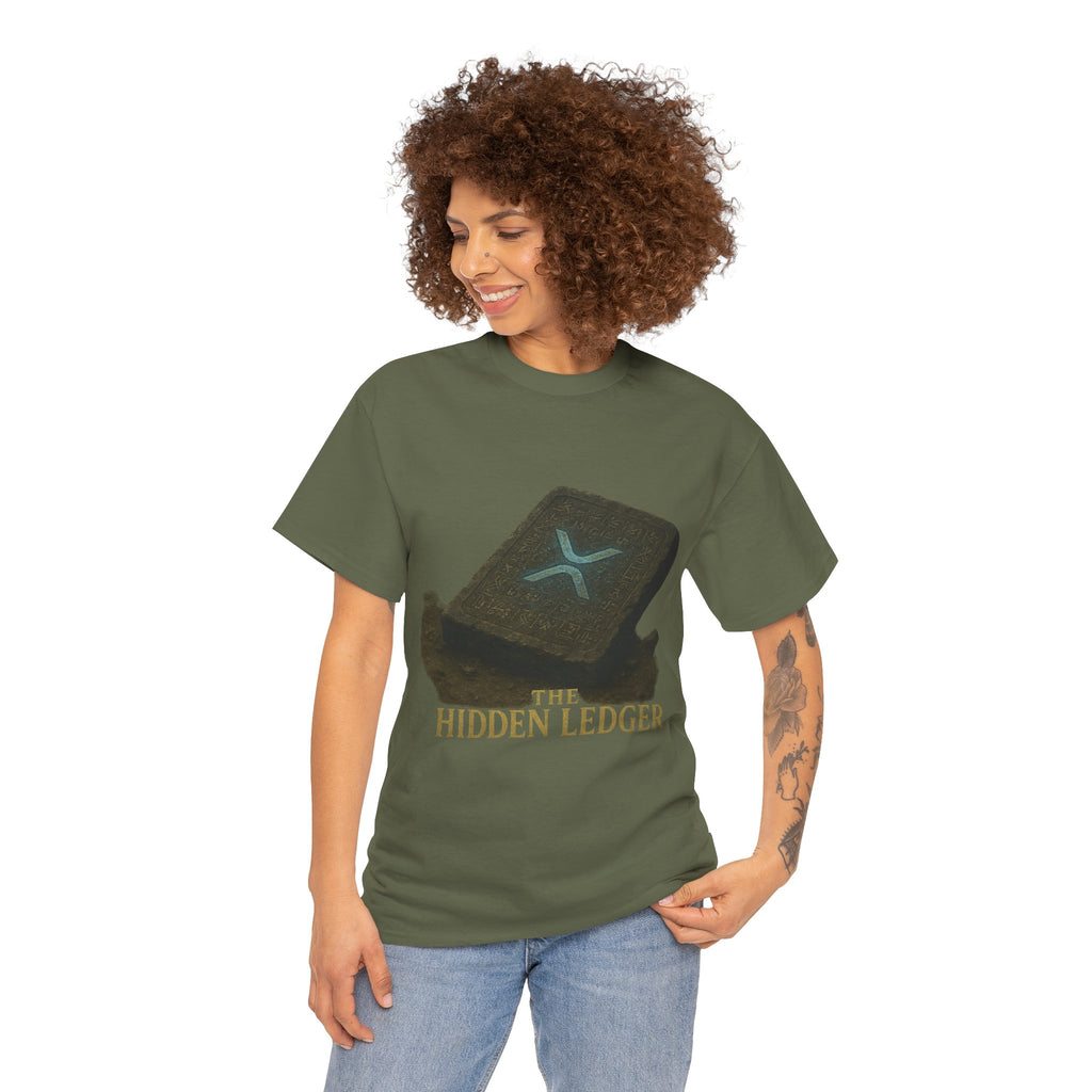 T-Shirt — "The Hidden Ledger" Crypto XRP Wallet Graphic Tee