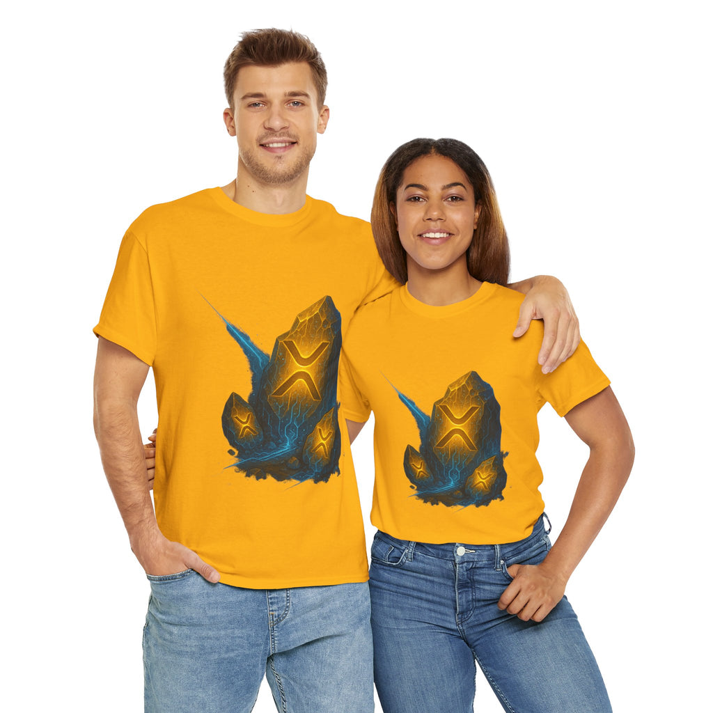 Rune Stone Graphic Tee — Glowing Mystic Rock T-Shirt