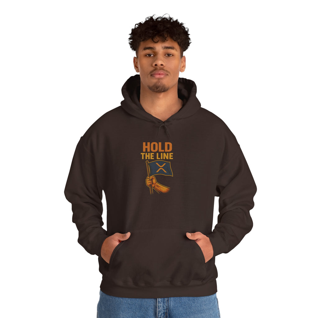 Hold The Line Hoodie — Flag & Fist Graphic Pullover
