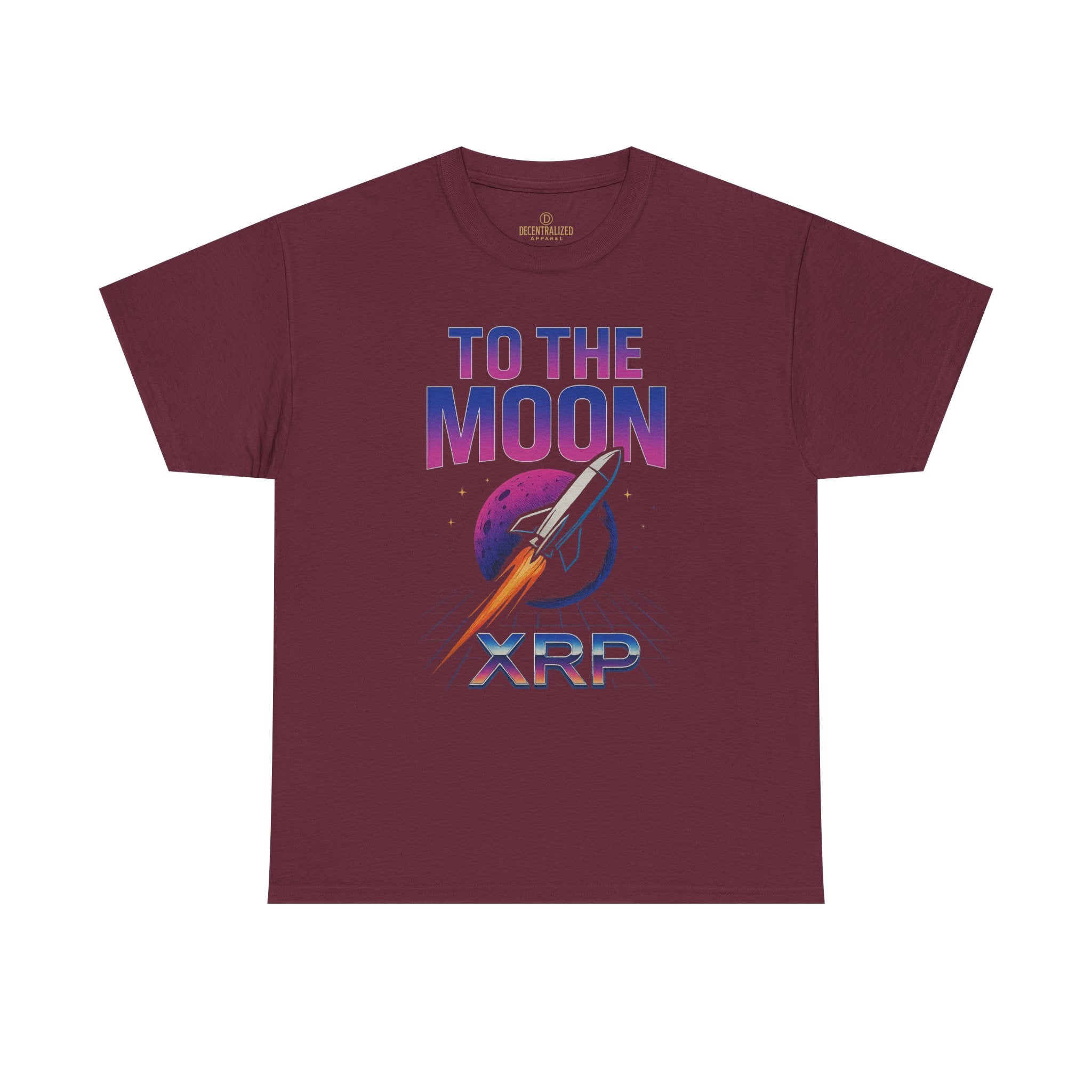 XRP 'To The Moon' T-Shirt — Crypto Investor Rocket Tee