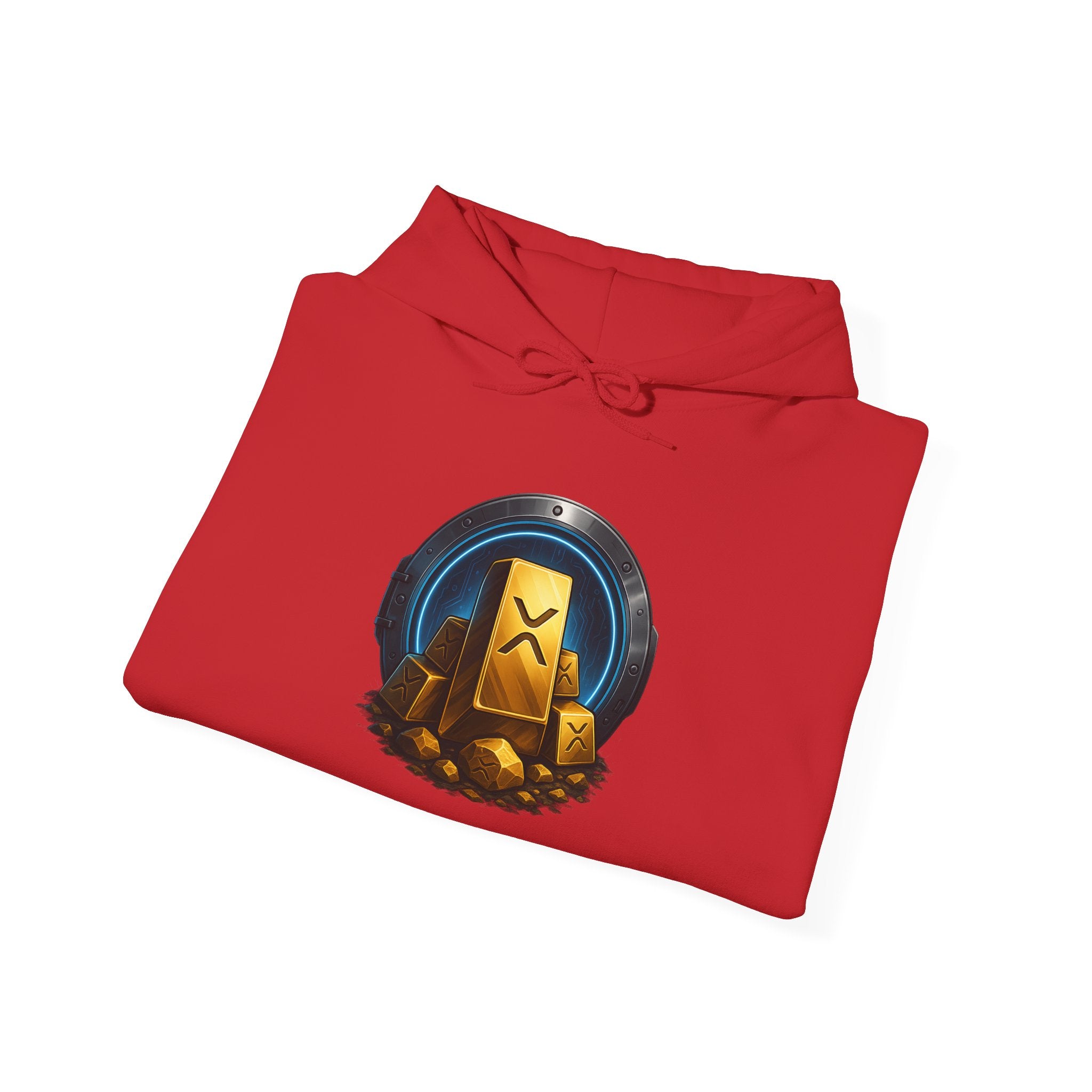 Gaming Treasure Hoodie — Gold Loot Chest Emblem