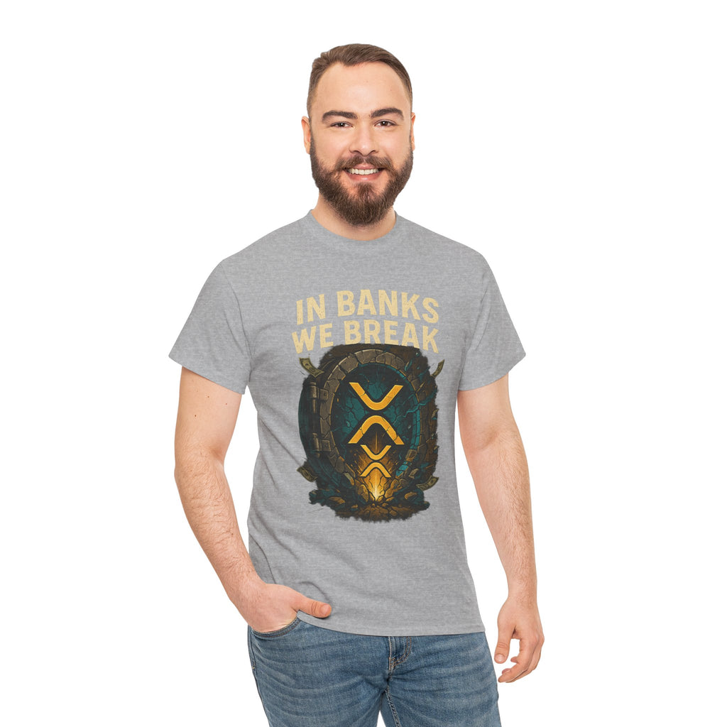 In Banks We Break XRP Crypto Graphic Tee