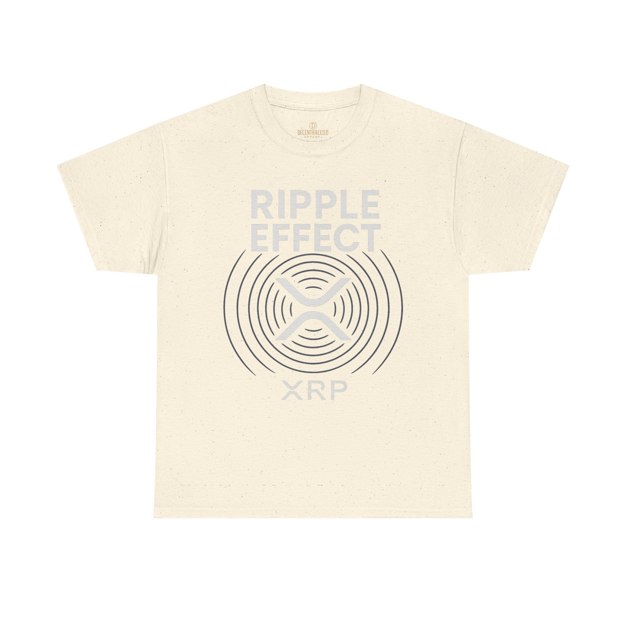 Ripple Effect XRP Tee — Minimal Cryptocurrency Logo T-Shirt