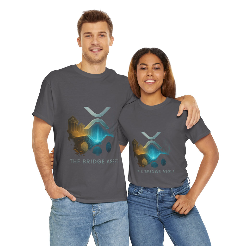 Ripple XRP Crypto Tee — 'The Bridge Asset' Logo T-Shirt