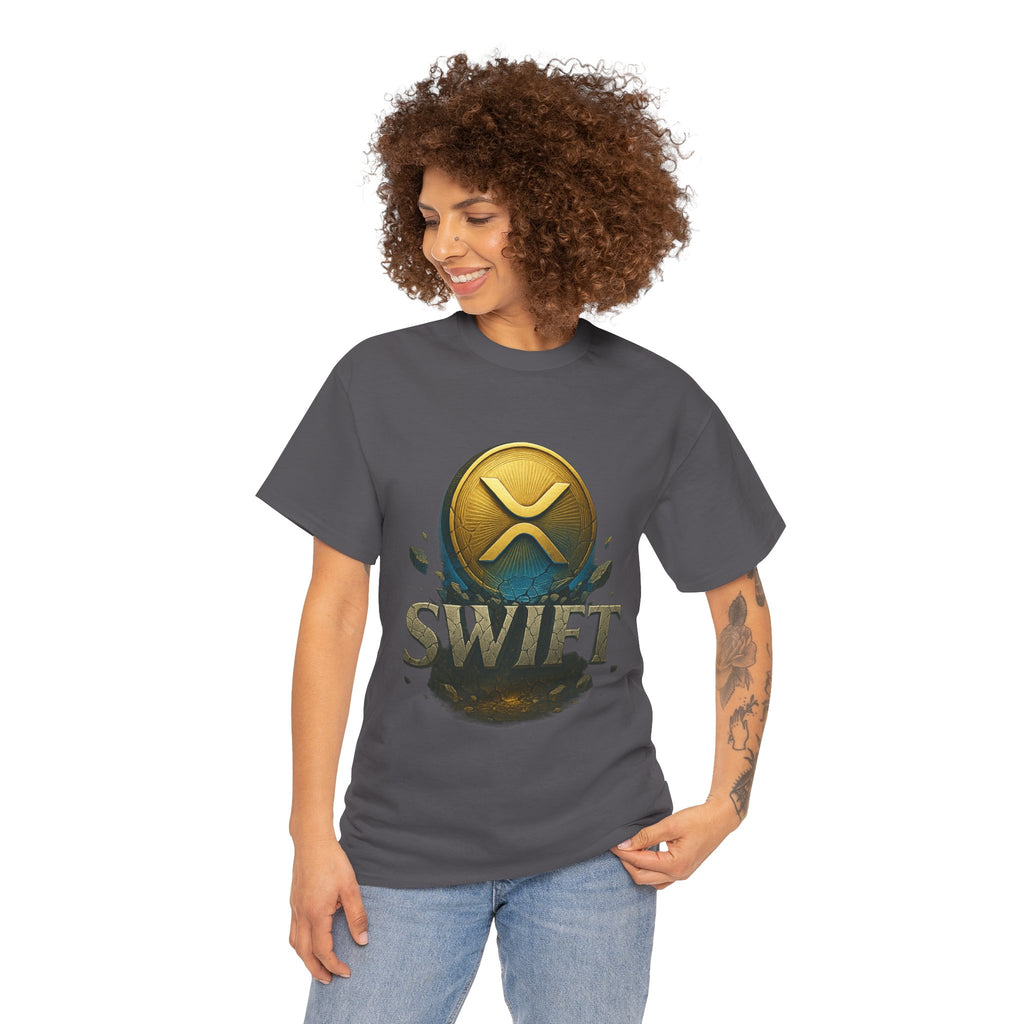 XRP Swift Cryptocurrency T‑Shirt — Ripple Coin Logo Graphic Tee