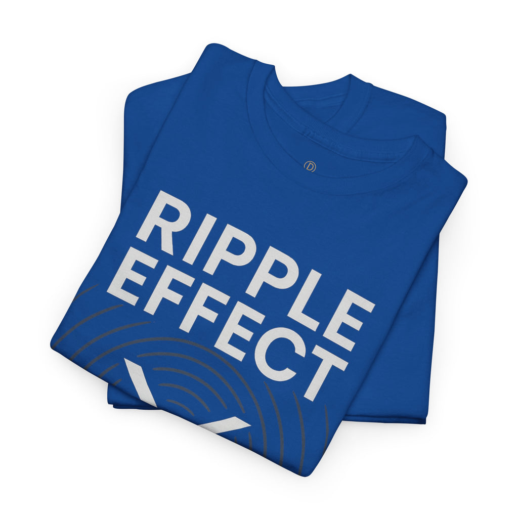 Ripple Effect XRP Tee — Minimal Cryptocurrency Logo T-Shirt