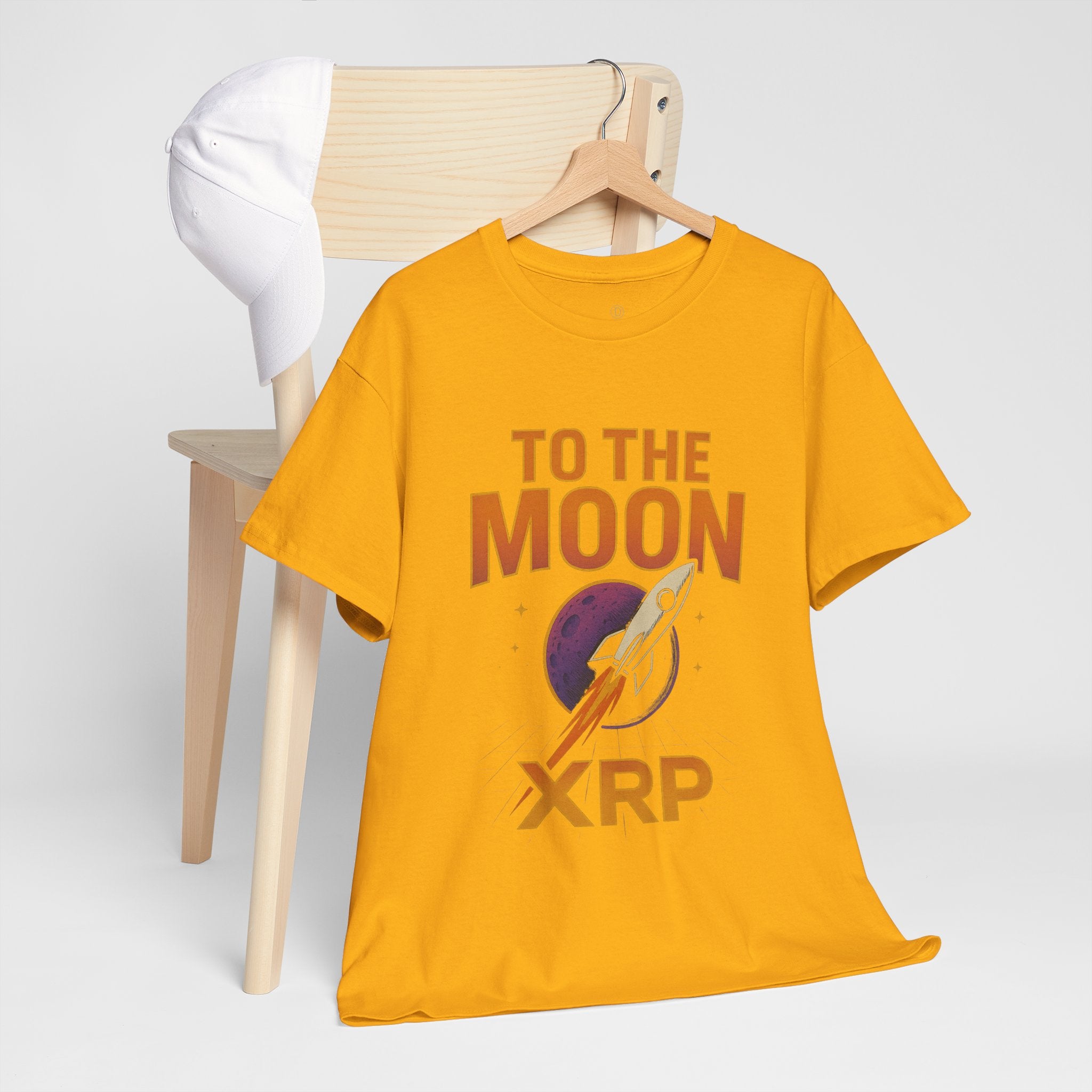 XRP To The Moon Tee — Cryptocurrency Investor Rocket Shirt