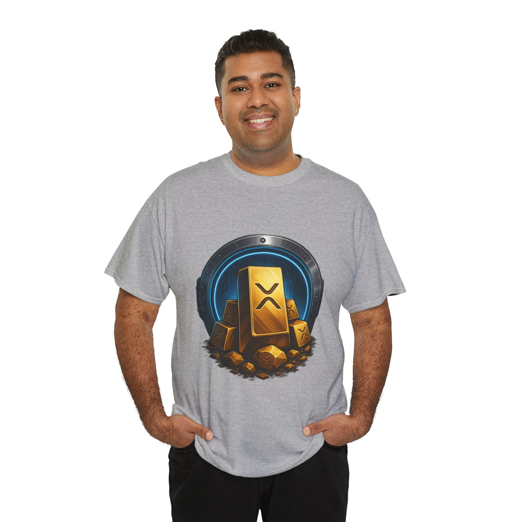 Crypto Gold Bars T-Shirt — Ripple (XRP) Stack Graphic Tee