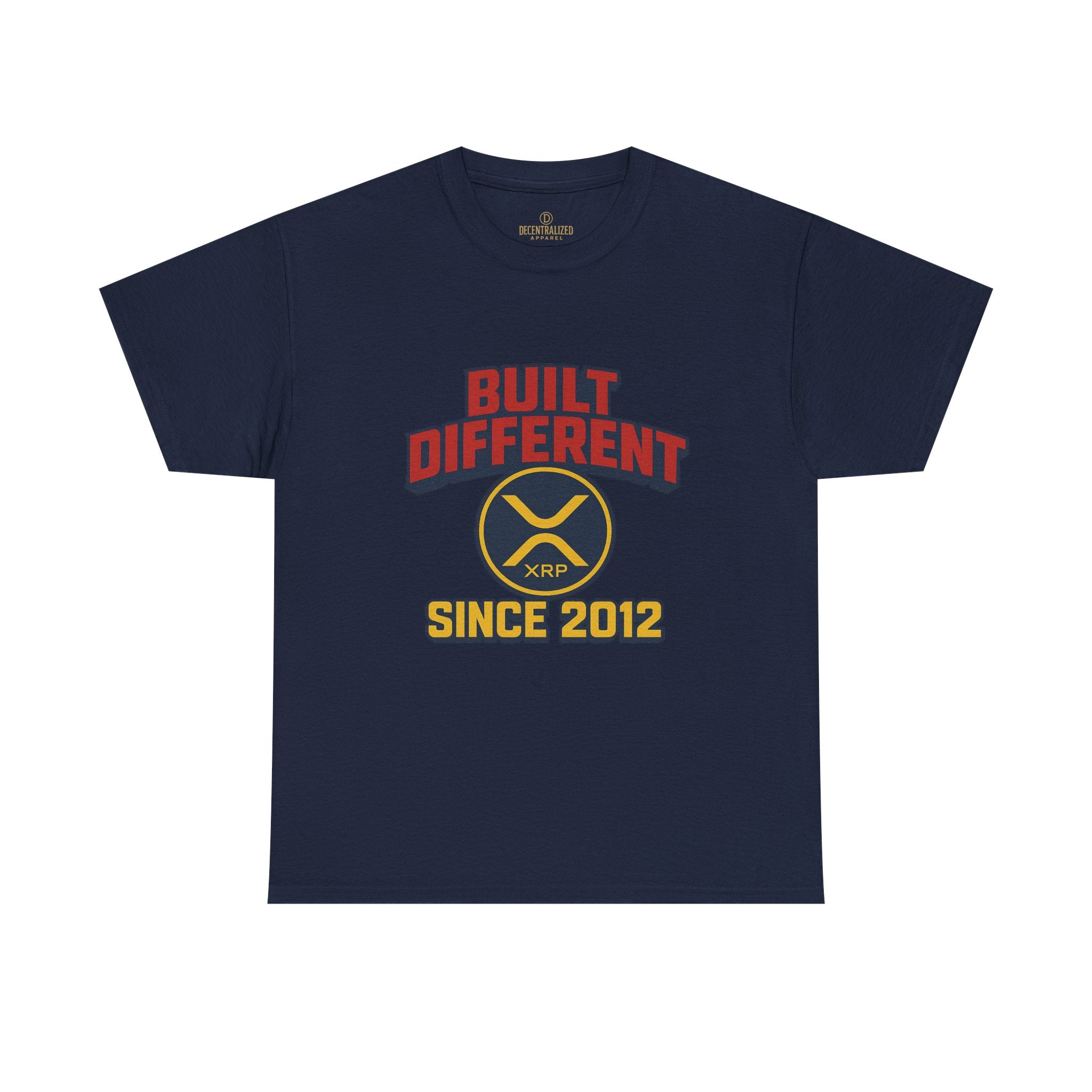 Built Different Since 2012 T-Shirt – Retro XRP Logo Tee