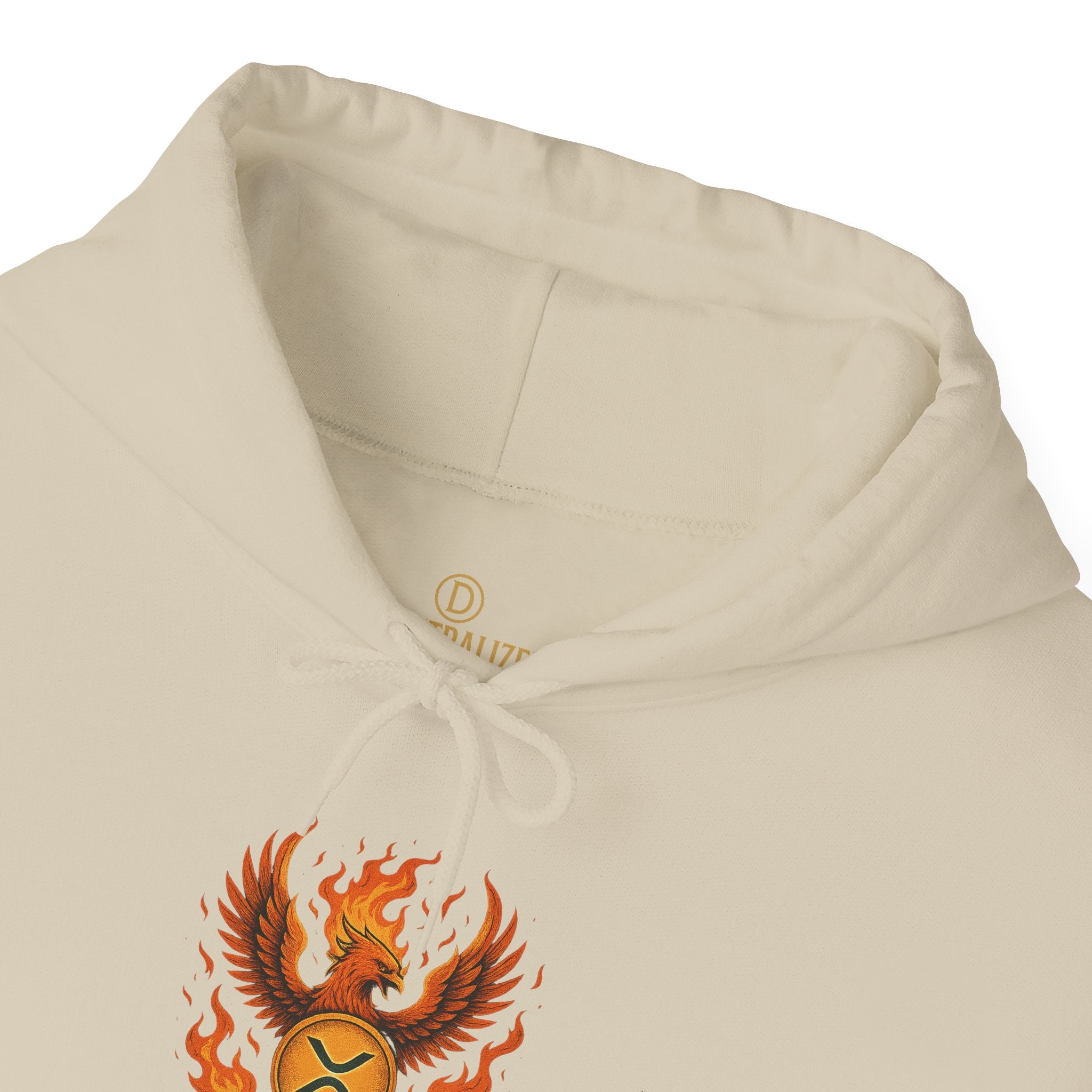 Phoenix Coin Hoodie — Fiery Phoenix Crest Sweatshirt