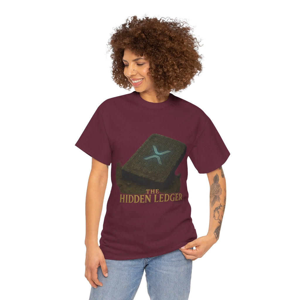 T-Shirt — "The Hidden Ledger" Crypto XRP Wallet Graphic Tee