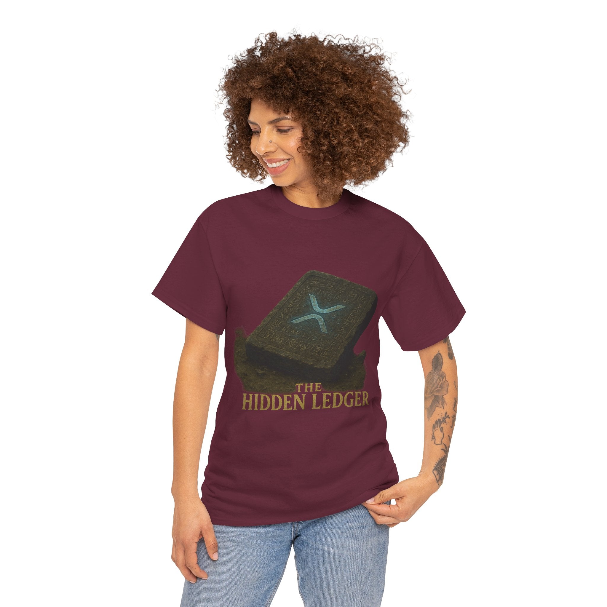 T-Shirt — "The Hidden Ledger" Crypto XRP Wallet Graphic Tee