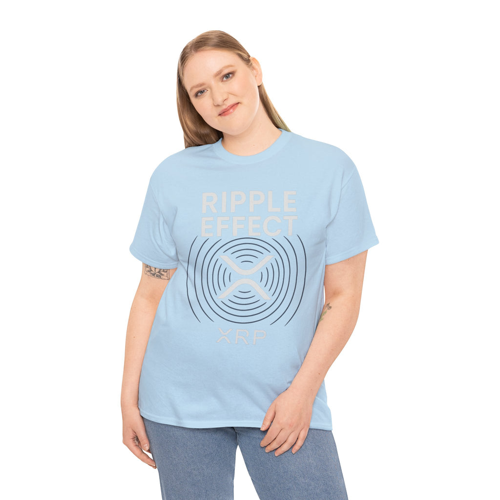 Ripple Effect XRP Tee — Minimal Cryptocurrency Logo T-Shirt
