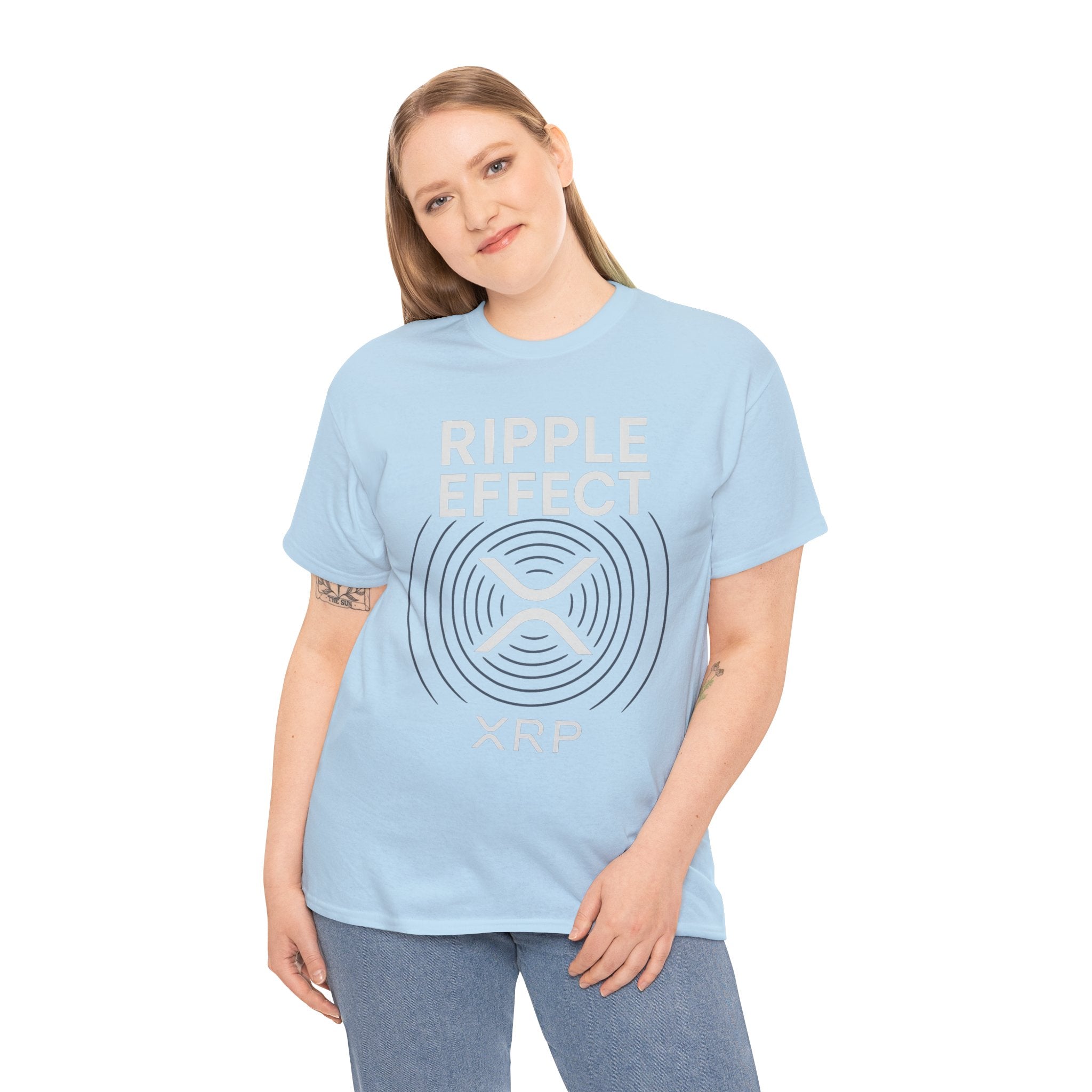 Ripple Effect XRP Tee — Minimal Cryptocurrency Logo T-Shirt