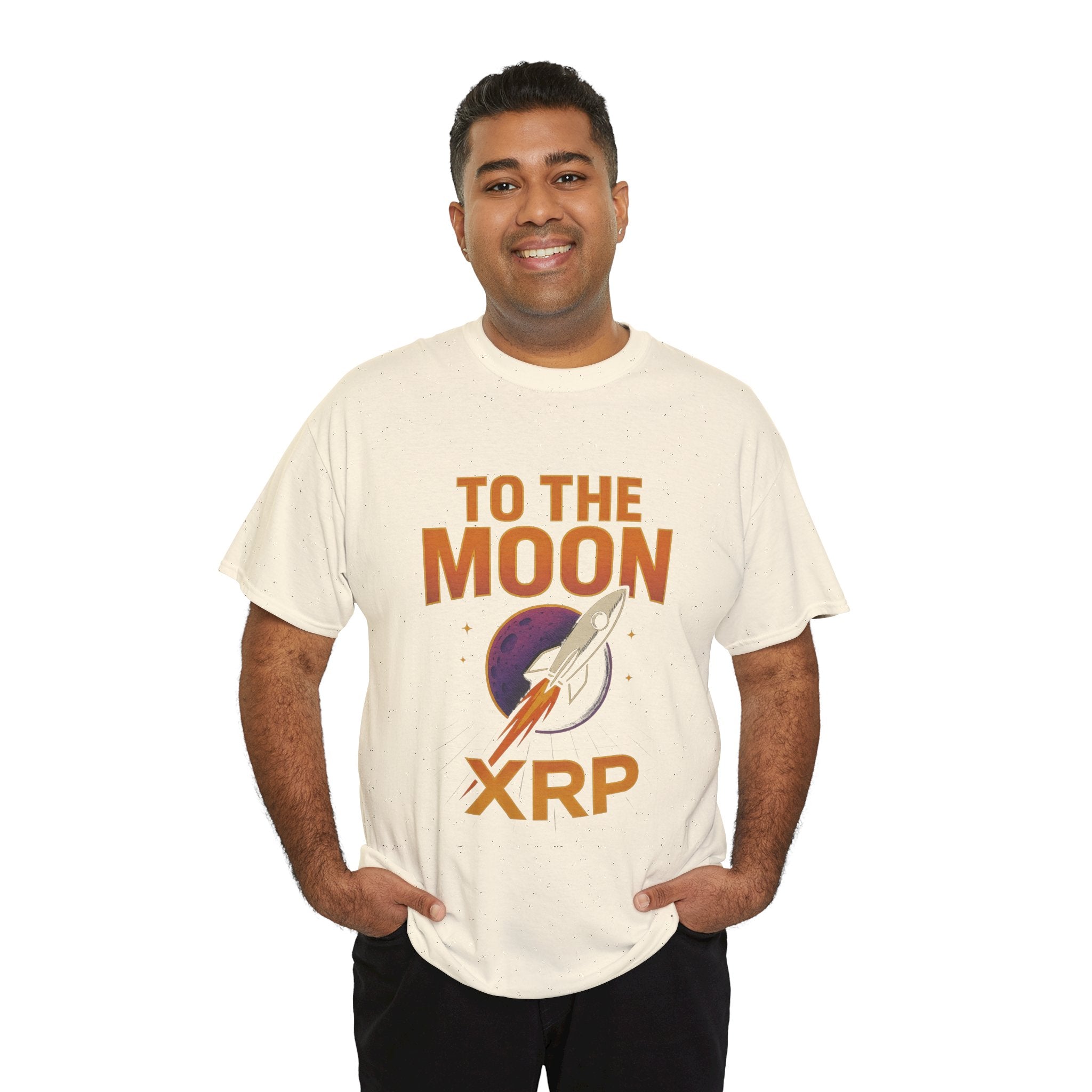 XRP To The Moon Tee — Cryptocurrency Investor Rocket Shirt