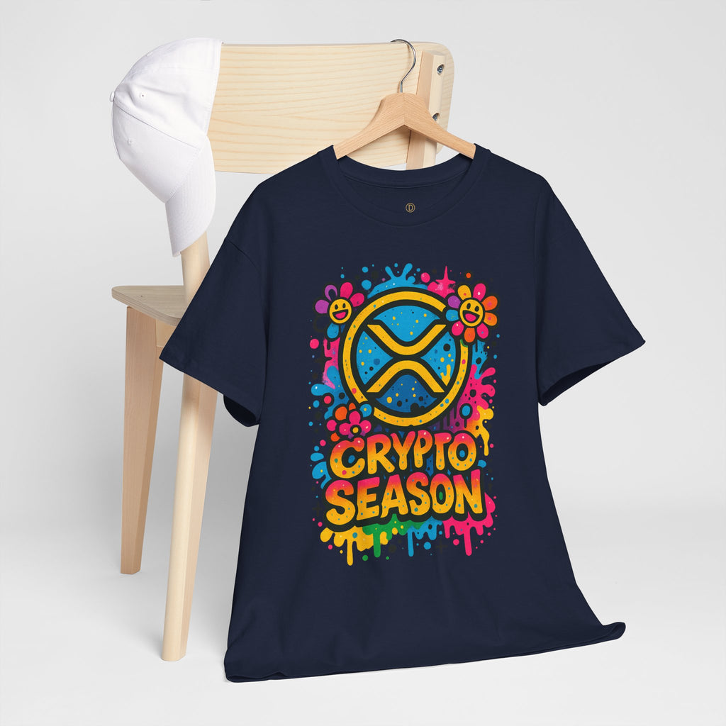 Crypto Season T-Shirt — Colorful Ripple XRP Logo Tee