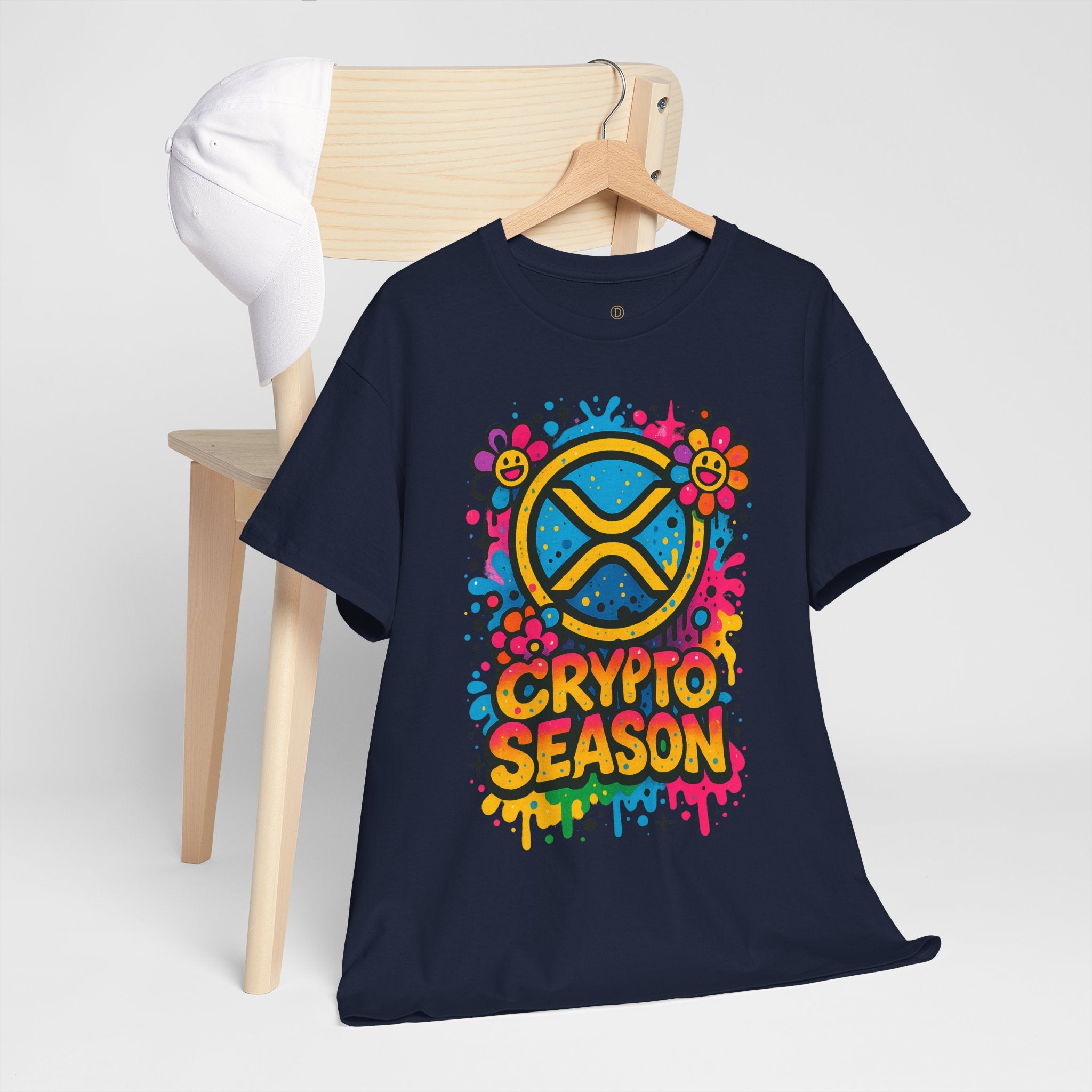 Crypto Season T-Shirt — Colorful Ripple XRP Logo Tee