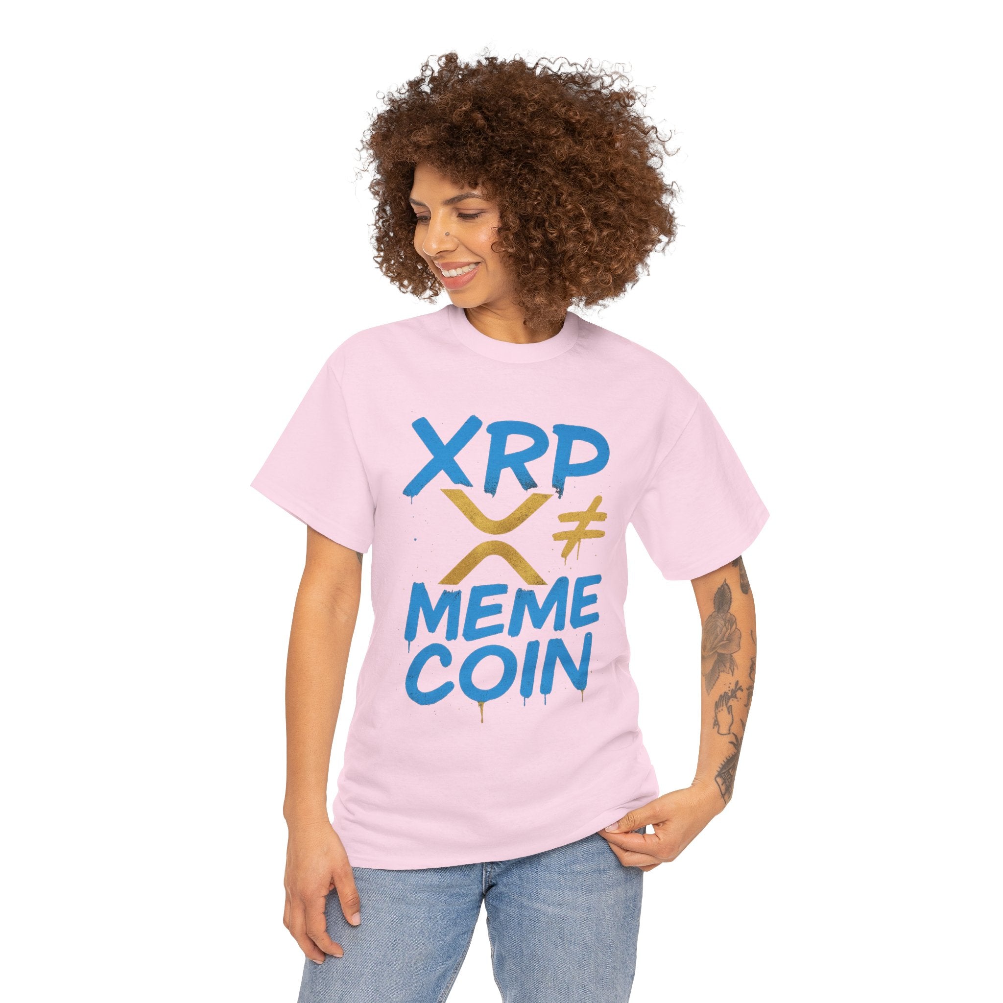 XRP ≠ Meme Coin T‑Shirt — Crypto Advocate Graphic Tee