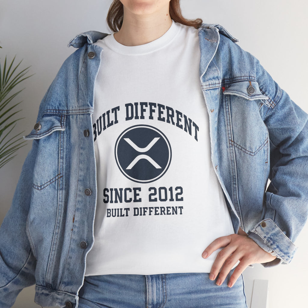 Built Different Since 2012 T-Shirt – Ripple XRP Logo Tee