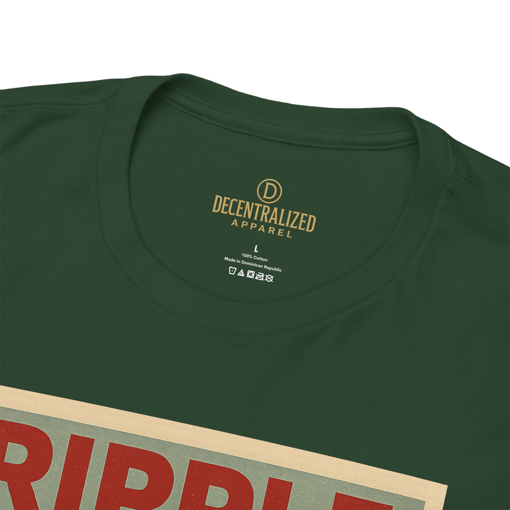 Ripple Effect Tee — Vintage Wave XRP Crypto Graphic T-Shirt