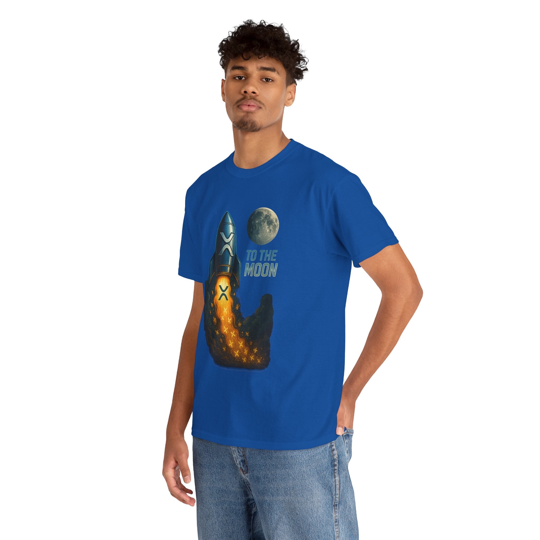 Rocket 'To the Moon' T-Shirt - Space Exploration Graphic Tee