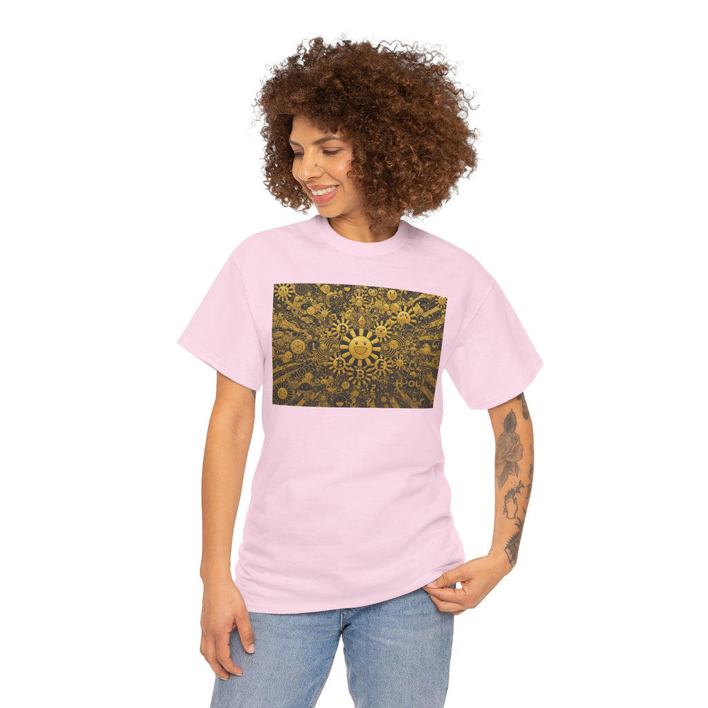 Sunflower Burst T‑Shirt — Golden Sunflower Pattern Tee