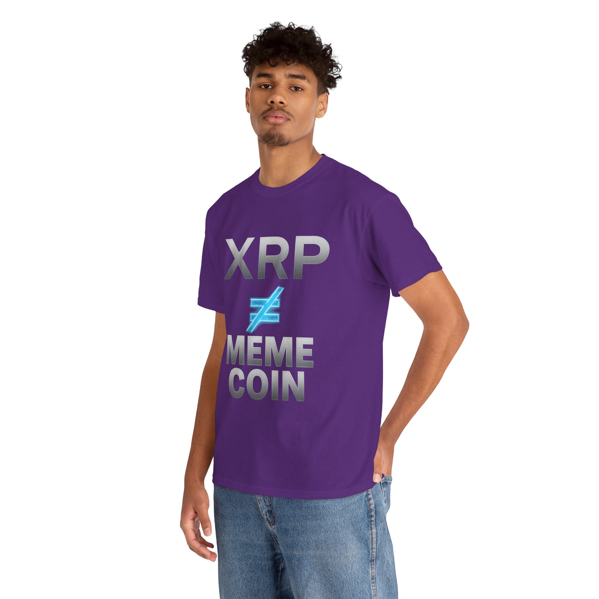 XRP ≠ Meme Coin T-Shirt — Crypto Investor Statement Tee