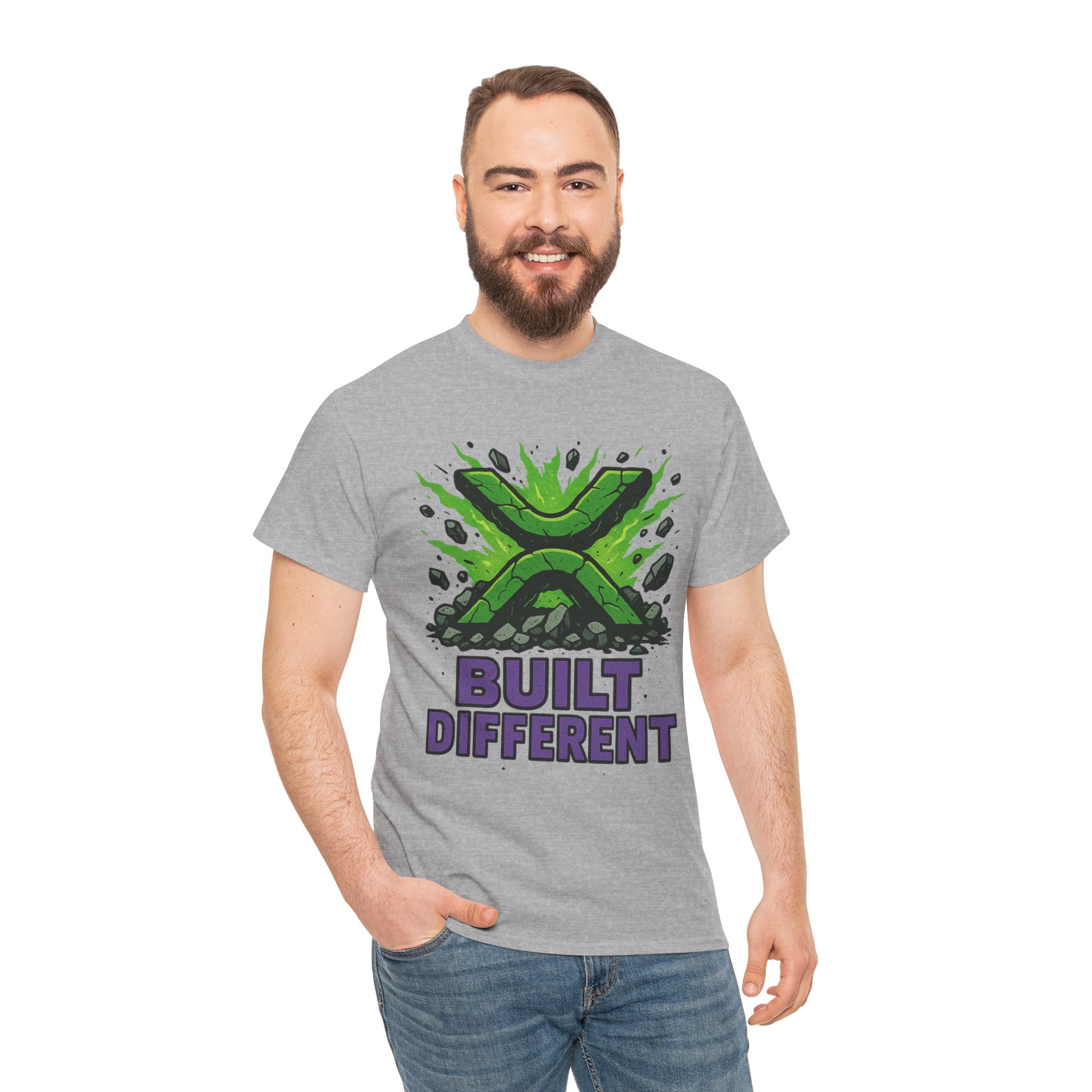 Built Different T-Shirt — Green Gamer Logo Tee