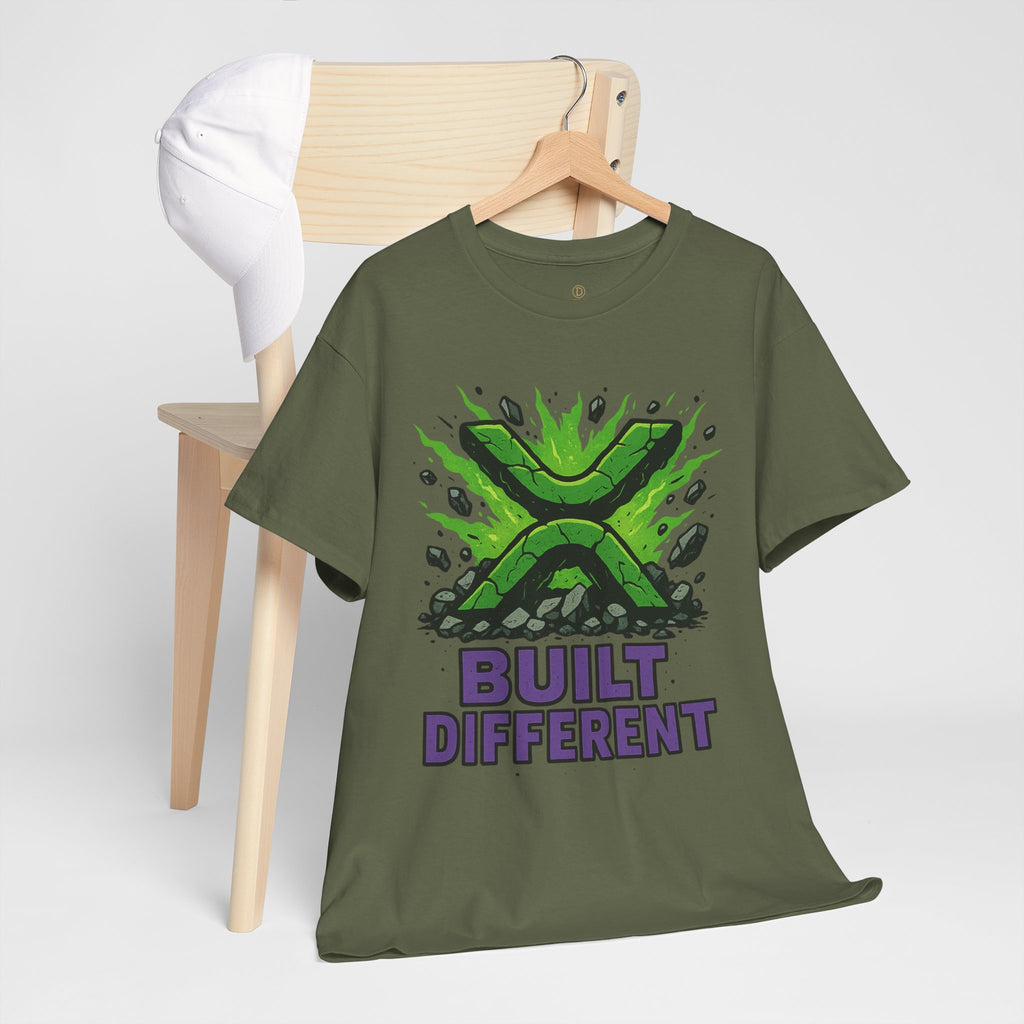 Built Different T-Shirt — Green Gamer Logo Tee