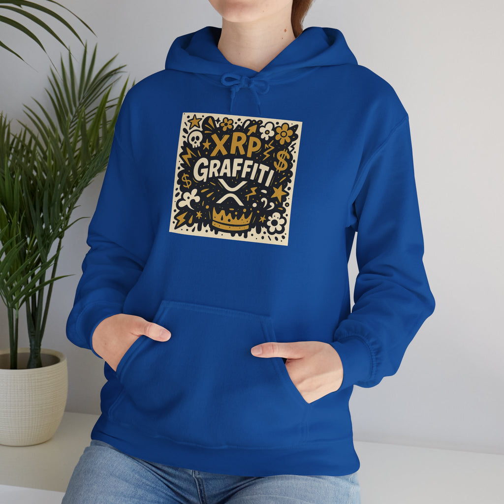 XRP Graffiti Hoodie – Street Art Crypto Sweatshirt