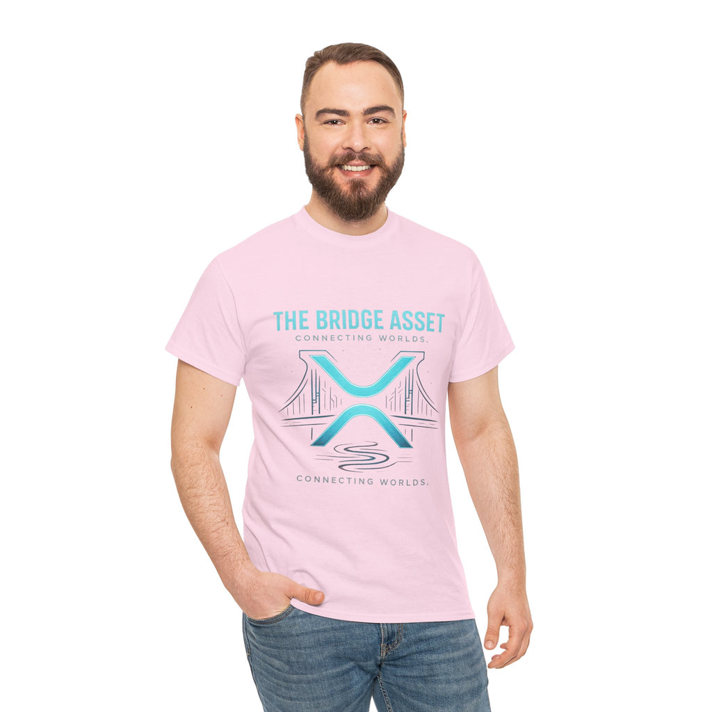 The Bridge Asset Tee – 'Connecting Worlds' Crypto Ripple X Logo T-Shirt